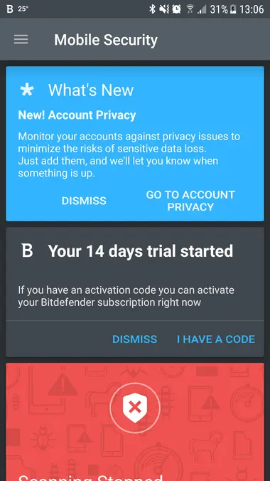 Bitdefender Mobile Security (Android, IOS) 3 Devices, 1 Year preview 2