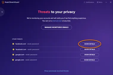 Avast BreachGuard 1 Device, 1 Year - Avast Key preview 5