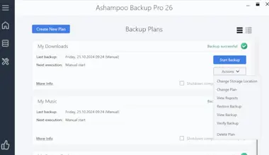 Ashampoo Backup Pro 26 (1 Device, Lifetime) preview 3