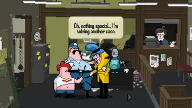 Detective Case and Clown Bot in: Murder in the Hotel Lisbon preview 3
