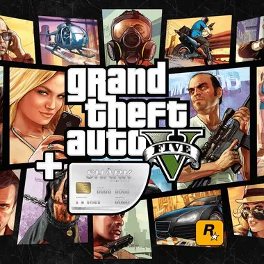 Grand Theft Auto V + Great White Shark Cash Card Rockstar Key preview 17
