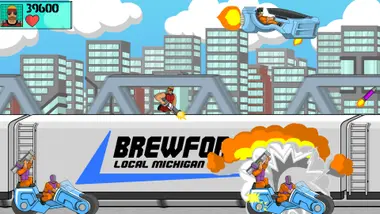 Machine Gun Train Run preview 6