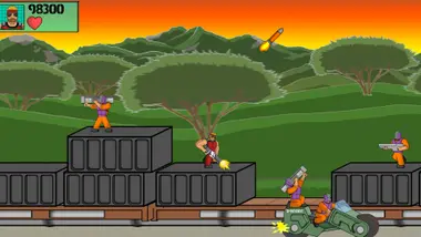 Machine Gun Train Run preview 4