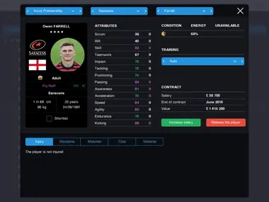 Pro Rugby Manager 2015 preview 7