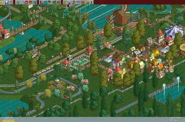 RollerCoaster Tycoon: Deluxe .COM preview 2