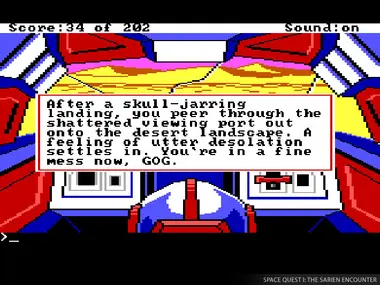Space Quest 1+2+3 .COM preview 10