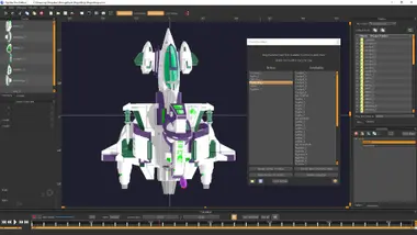 Spriter: Radius-Wing SHMUP Animated Art Pack preview 5