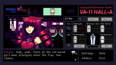 VA-11 Hall-A: Cyberpunk Bartender Action preview 9