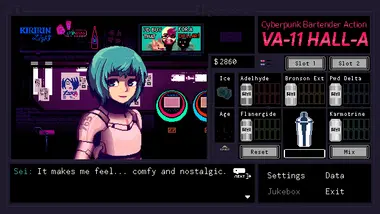 VA-11 Hall-A: Cyberpunk Bartender Action preview 5