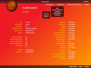 World Basketball Manager 2010 preview 7