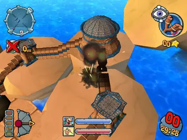 Worms Forts: Under Siege .COM preview 2