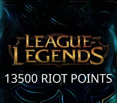 League of Legends Riot Points 13500 RP - Riot Key