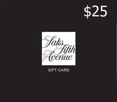 Saks Fifth Avenue Gift Card 25 USD - Saks Fifth Avenue Key - Digital Card (United States) Key
