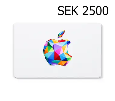 Apple Gift Card 2500 SEK - Apple Key - SWEDEN