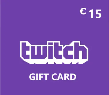 Twitch Gift Card 15 EUR - twitch Key - NETHERLANDS - Digital Card (Netherlands) Key