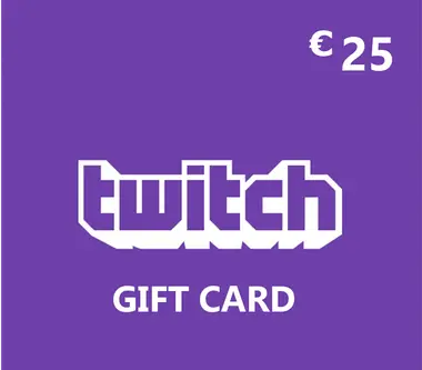 Twitch Gift Card 25 EUR - twitch Key - NETHERLANDS - Digital Card (Netherlands) Key