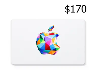 Apple Gift Card 170 USD - Apple (United States) Key