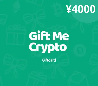 Gift Me Crypto Gift Card 4000 JPY - giftmecrypto Key - Digital Card (Global) Key
