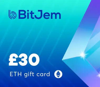 BitJem Crypto Gift Card ETH 30 GBP - BitJem Key - Digital Card (Global) Key