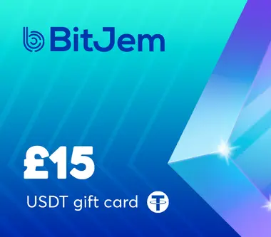 BitJem Crypto Gift Card USDT 15 GBP - BitJem Key - Digital Card (Global) Key