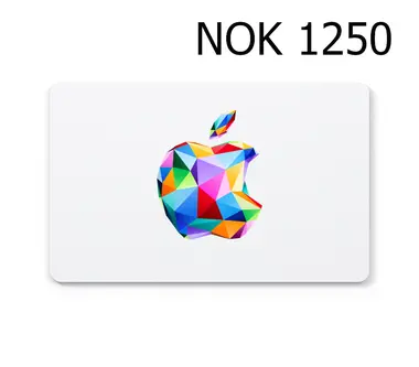 Apple Gift Card 1250 NOK - Apple Key - NORWAY - Apple (Norway) Key