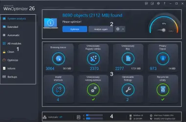 Ashampoo WinOptimizer 26 (1 PC Lifetime) preview 2