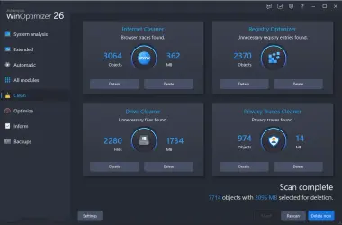 Ashampoo WinOptimizer 26 (1 PC Lifetime) preview 4