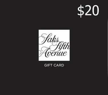 Saks Fifth Avenue Gift Card 20 USD - Saks Fifth Avenue Key - Digital Card (United States) Key