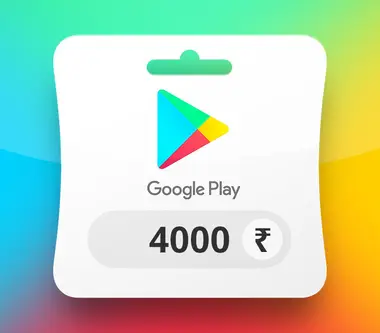 Google Play Gift Card 4000 INR - Google Play Key - INDIA