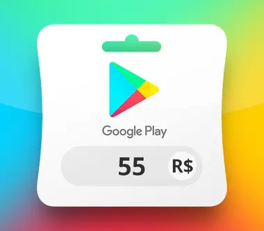 Google Play Gift Card 55 BRL