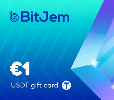 BitJem Crypto Gift Card USDT 1 EUR - BitJem Key - Digital Card (Global) Key