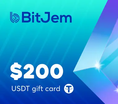 BitJem Crypto Gift Card USDT 200 USD - BitJem Key - Digital Card (Global) Key