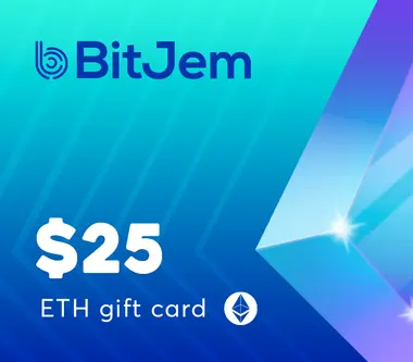 BitJem Crypto Gift Card ETH 25 USD - BitJem Key - Digital Card (Global) Key