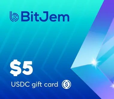 BitJem Crypto Gift Card USDC 5 USD - BitJem Key - Digital Card (Global) Key
