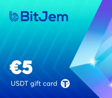 BitJem Crypto Gift Card USDT 5 EUR - BitJem Key - Digital Card (Global) Key
