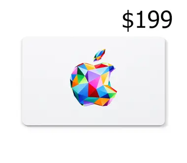 Apple Gift Card 199 USD - Apple (United States) Key