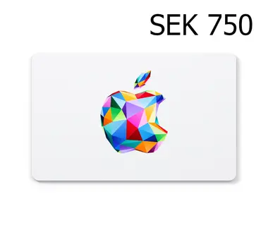 Apple iTunes Gift Card 750 SEK - iTunes Key - SWEDEN - Apple (Sweden) Key