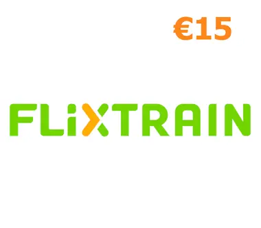 FLIXTRAIN Gift Card 15 EUR - FlixTrain Key - Digital Card (Germany) Key