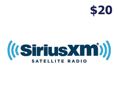 SiriusXM Gift Card 20 USD - SiriusXM Key - Digital Card (United States) Key
