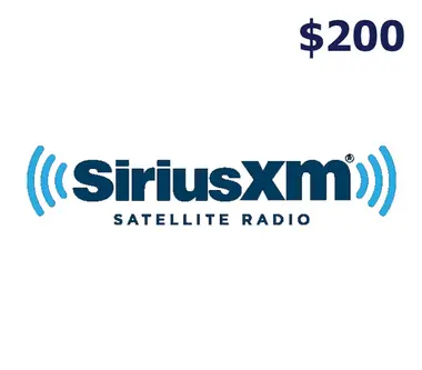 SiriusXM Gift Card 200 USD - SiriusXM Key
