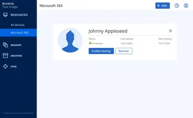 Acronis True Image 2025 (3 Devices, Lifetime) - Acronis Key preview 2