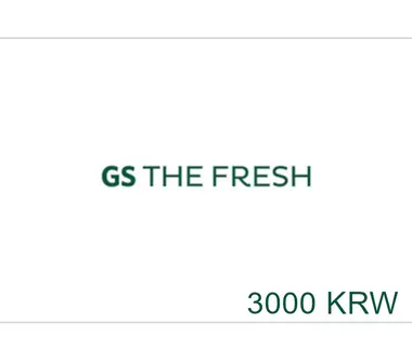 GS The Fresh Gift Card 3000 KRW - GS The Fresh Key - SOUTH KOREA
