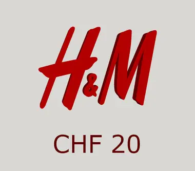 H&M Gift Card 20 CHF - H&M Key - SWITZERLAND