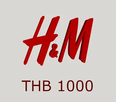 H&M Gift Card 1000 THB - H&M Key - THAILAND