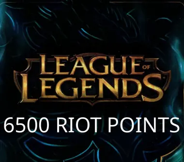 League of Legends Riot Points 6500 RP - Riot Key - EUROPE NORDIC & EAST - PC (Europe) Key