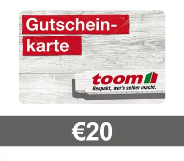 Toom Baumarkt Gift Card 20 EUR - Toom Key - Digital Card (Germany) Key