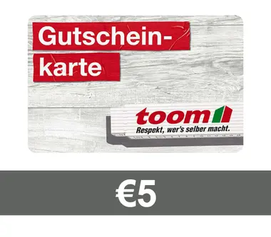 Toom Baumarkt Gift Card 5 EUR - Toom Key - Digital Card (Germany) Key