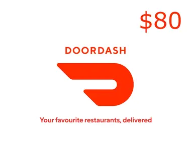 DoorDash Gift Card 80 USD - Door Dash Key - Digital Card (United States) Key