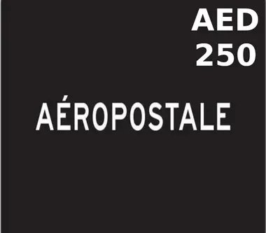 Aeropostale Gift Card 250 AED - Aeropostale Key - UNITED ARAB EMIRATES - Digital Card (United Arab Emirates) Key