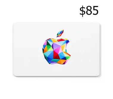 Apple Gift Card 85 USD